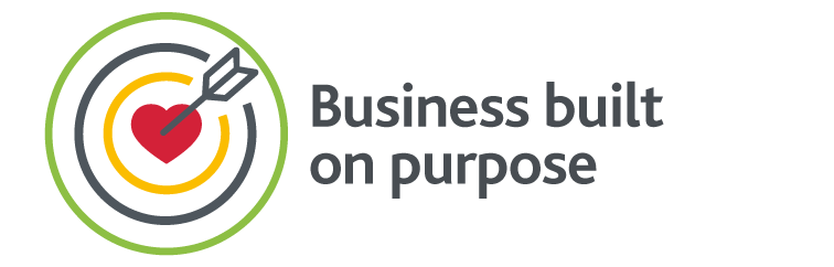 icon for business built on a purpose